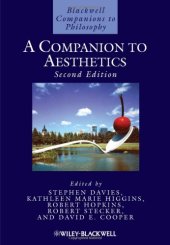 book A Companion to Aesthetics