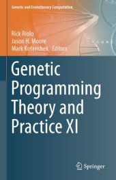 book Genetic Programming Theory and Practice XI