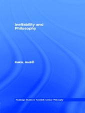 book Ineffability and Philosophy