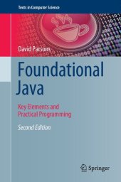 book Foundational Java - Key Elements and Practical Programming.