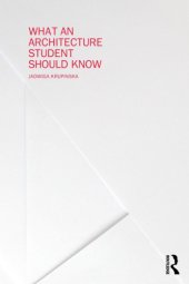 book What an architecture student should know