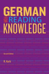 book Jannach's German for reading knowledge