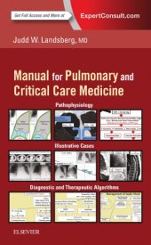 book Manual for pulmonary and critical care medicine