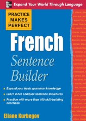 book Practice makes perfect: French sentence builder