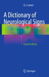 book A Dictionary of Neurological Signs