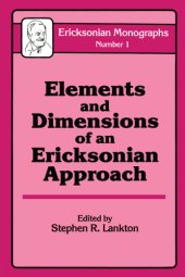 book Elements And Dimensions Of An Ericksonian Approach