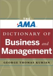 book The AMA Dictionary of Business and Management