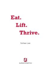 book Eat. Lift. Thrive