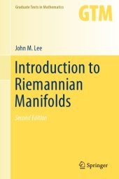 book Introduction to Riemannian manifolds