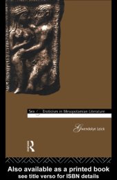 book Sex and Eroticism in Mesopotamian Literature