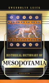 book Historical dictionary of Mesopotamia