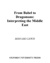 book From Babel to dragomans: interpreting the Middle East