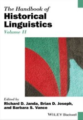 book The Handbook Of Historical Linguistics, Vol. II