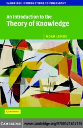 book An introduction to the theory of knowledge