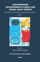 book Contemporary Developments in Adult and Young Adult Therapy: the Work of the Tavistock and Portman Clinics