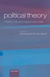 book Political theory: methods and approaches