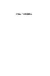 book Summa Technologiae (Electronic Mediations)