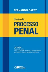 book Curso de processo penal