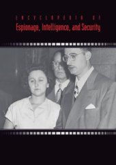 book Encyclopedia of espionage, intelligence and security