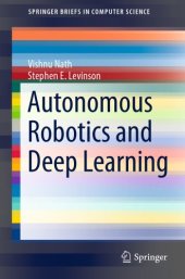 book Autonomous robotics and deep learning