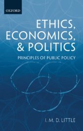 book Ethics, economics, and politics: principles of publics politics