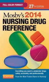 book Mosby's 2014 Nursing Drug Reference