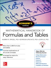 book Schaum's Outline of Mathematical Handbook of Formulas and Tables