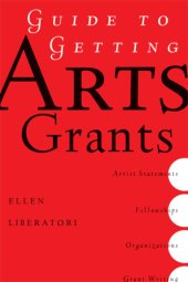 book Guide to Getting Arts Grants