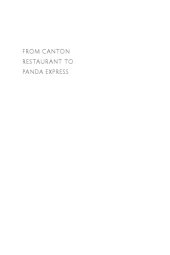 book From Canton Restaurant to Panda Express a history of Chinese food in the United States