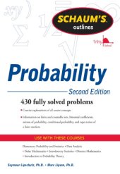 book Schaum's Outline of Probability