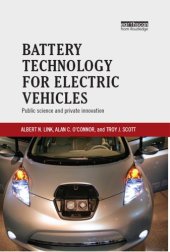 book Battery Technology for Electric Vehicles