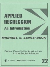 book Applied Regression: An Introduction