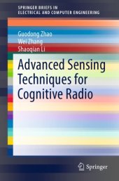 book Advanced sensing techniques for cognitive radio