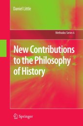 book New Contributions to the Philosophy of History