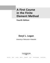 book A first course in the finite element method