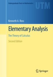 book Elementary analysis: the theory of calculus