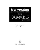 book Networking all-in-one desk reference for dummies