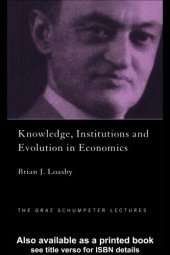 book Knowledge, Institutions and Evolution in Economics