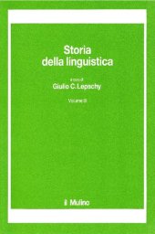 book Storia della linguistica