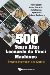 book 500 Years After Leonardo Da Vinci Machines: Towards Innovation And Control