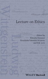 book Lecture on Ethics