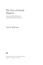 book The Fear of French Negroes