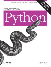 book Programming Python ''Covers Python 3.x''--Cover. - Includes index