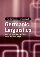 book The Cambridge Handbook of Germanic Linguistics