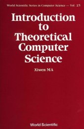 book Introduction to theoretical computer science