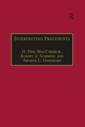 book Interpreting precedents: a comparative study