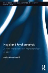 book Hegel and psychoanalysis: a new interpretation of Phenomenology of spirit