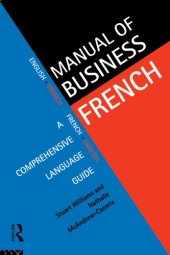 book Manual of business French: a comprehensive language guide