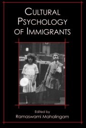 book Cultural Psychology of Immigrants