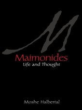 book Maimonides: life and thought